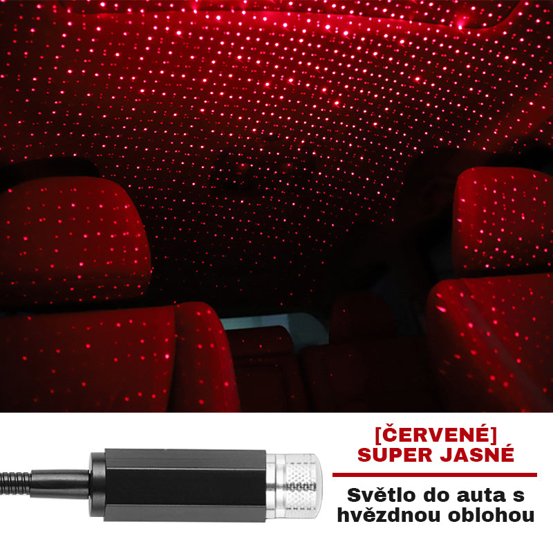 🚗🌌💡🔥Kupte 1 a získejte 1 zdarma🔥Světla do auta s hvězdnou oblohou, USB světla do auta, projekční světla do interiéru i exteriéru