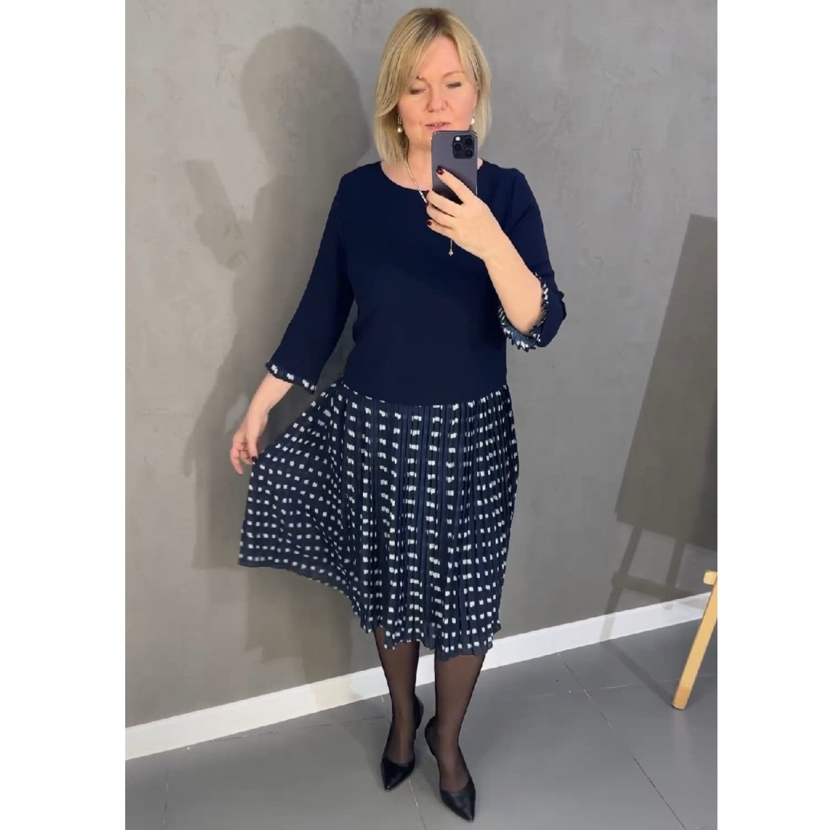 👗💥Нова елегантна плисирана рокля --- създадена да покаже фигурата ви