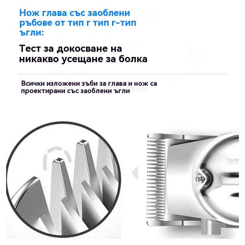 💇♂️🐕🦺✂️🔥Нова електрическа машинка за подстригване с интелигентен LCD цифров дисплей, електрическа машинка за подстригване за домакинство, мощна машинка за подстригване на домашни любимци