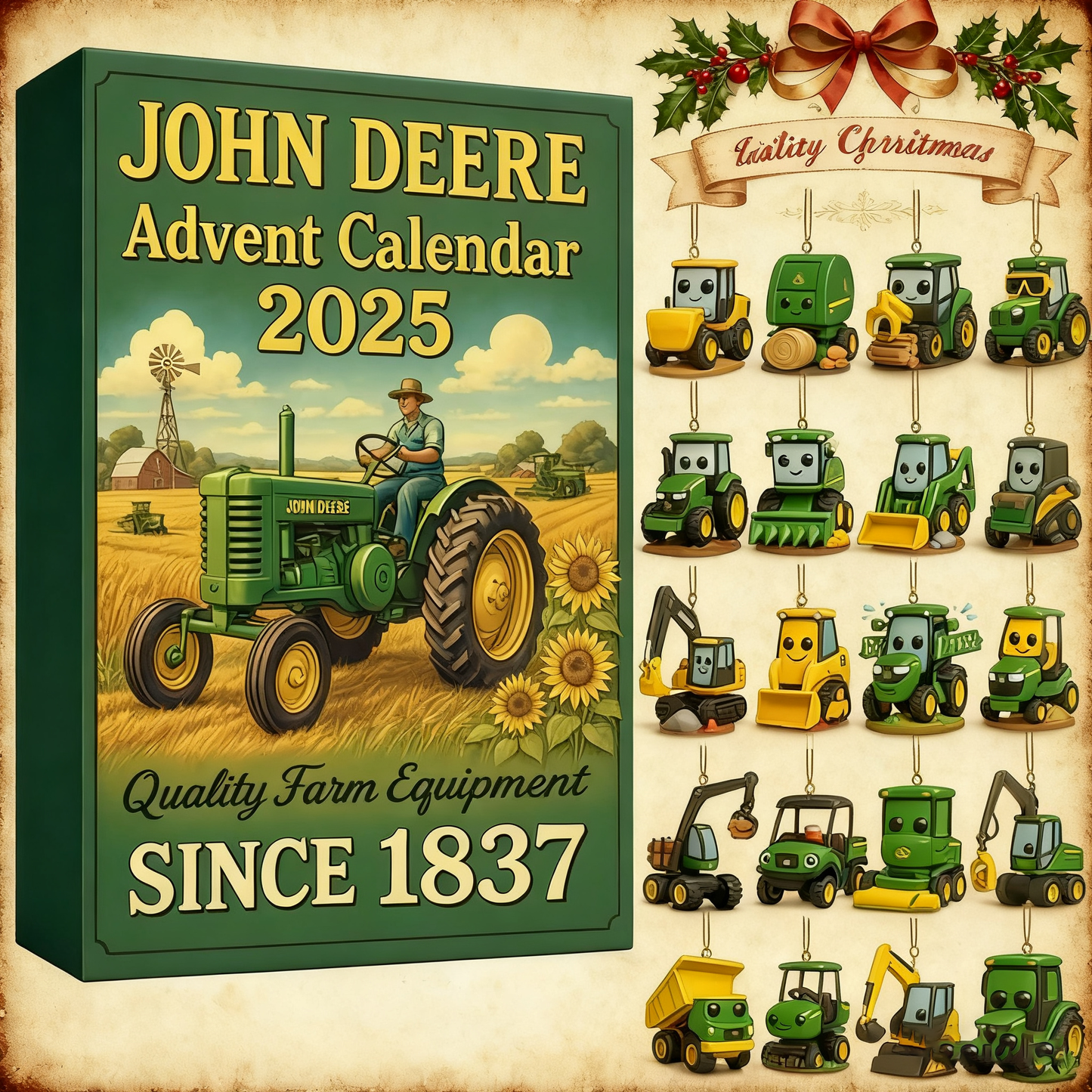 🎁🎁24 дни *Адвент календар на John Deere