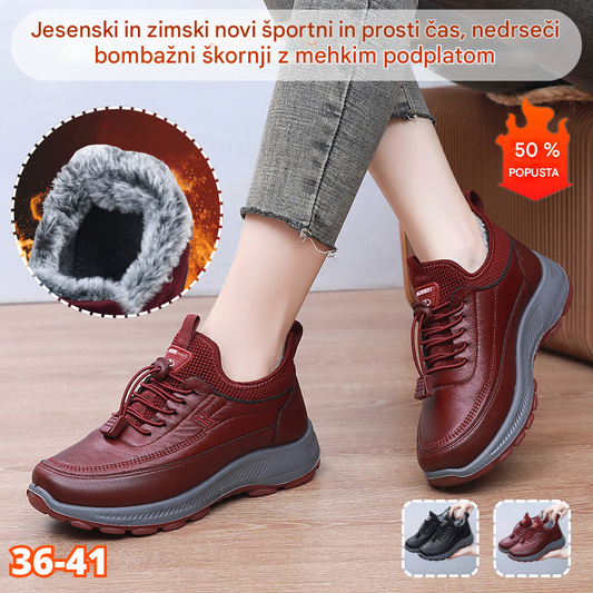 💥【Compra 1 y llévate 1 gratis】【35-41】Calzado deportivo y casual de otoño e invierno nuevas botas de algodón antideslizantes con suela suave