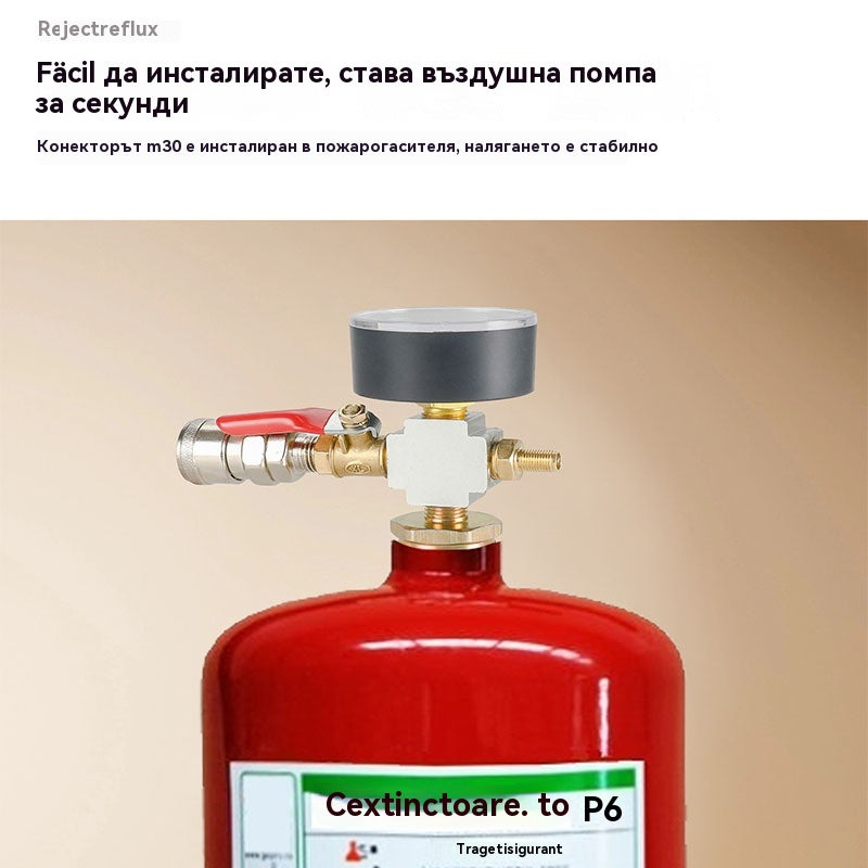 👍👍Направи си сам бутилка за пожарогасител към газов контейнер за голяма надморска височина - къмпинг на открито, пълнител за многократна употреба