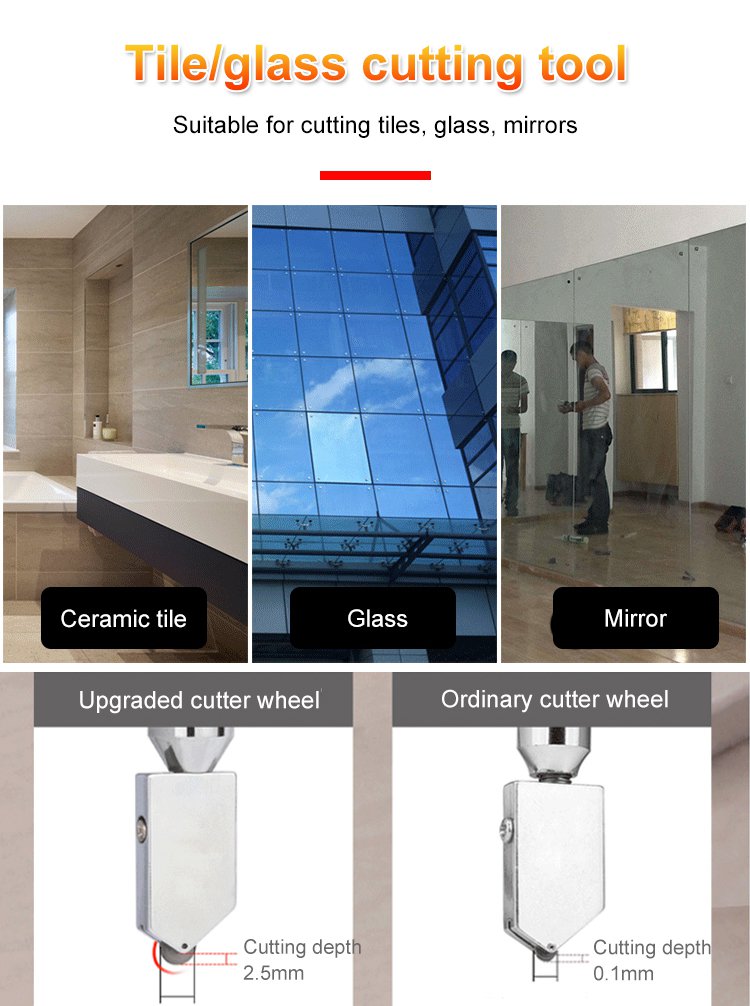 ✨Ръчен комплект резачки за плочки，За рязане на плочки, стъкло и др.
