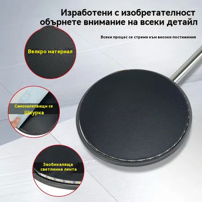 Самозалепващ се държач за шкурка, въртяща се във всички посоки повърхност за стена