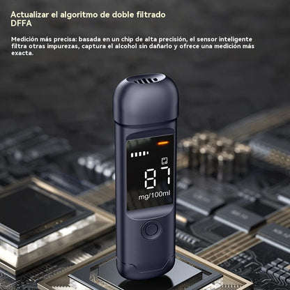 ✔【Купете 1, вземете 1 безплатно】🍷 Високопрецизен преносим алкохоломер – Измерете нивото си преди шофиране