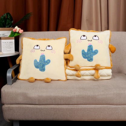 ✨ Reusable plush blanket/air conditioning quilt