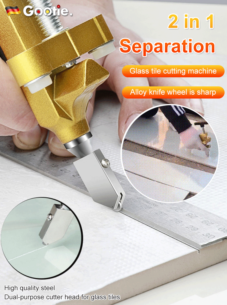 ✨Ръчен комплект резачки за плочки，За рязане на плочки, стъкло и др.