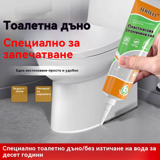 💥🚽💧Многофункционален водоустойчив бял уплътнител, устойчив на мухъл и водоустойчив, подходящ за тоалетни, прозорци, мивки и подове.