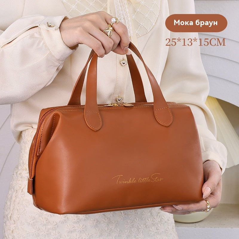 ✨👜Нова преносима PU чанта за съхранение с голям капацитет и висок клас