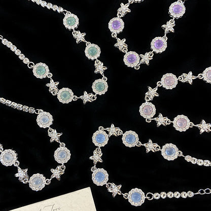 🔥🎁【Най-продаван артикул】💎Нова гривна от сребро 925 с цирконий