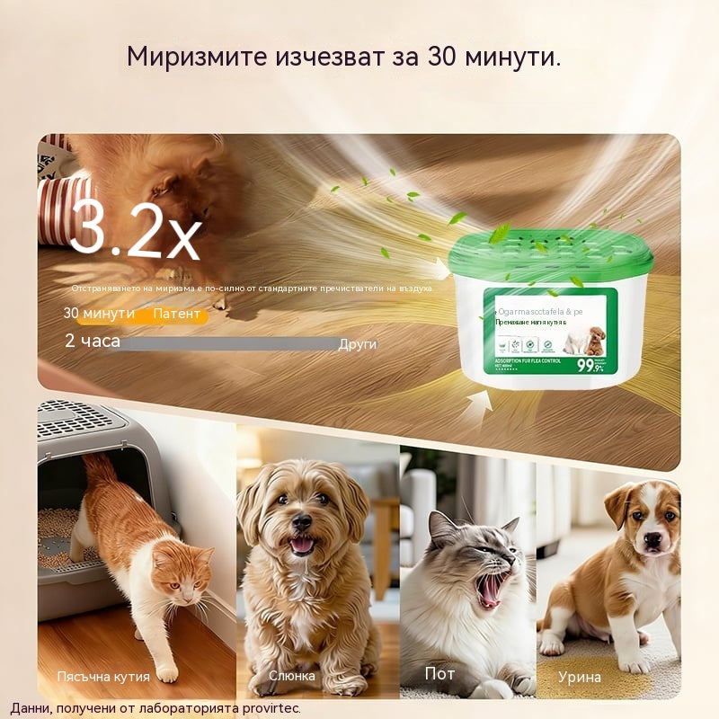 🔥ОФЕРТА 2026 - Вълшебна кутия за премахване на козината и миризмата на домашни любимци в дома