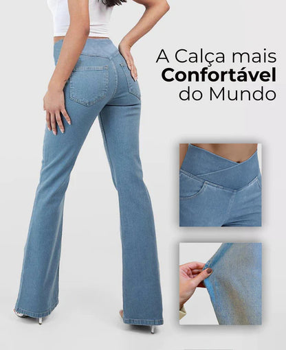 👖【XS-4XL】Дамски еластични дънки с висока талия