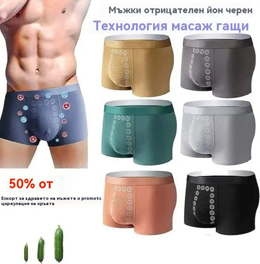 3 пакета мъжко бельо с енергийна полева терапия