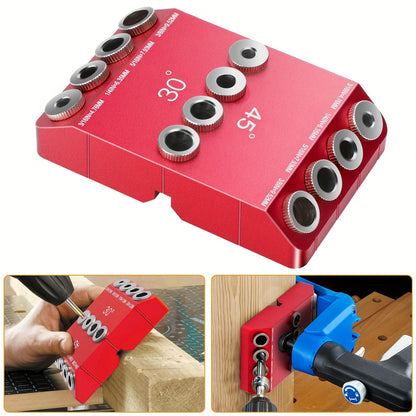 Позиционер за отвори за дървообработване 30° 45° 90° -- Многоъглов позиционер