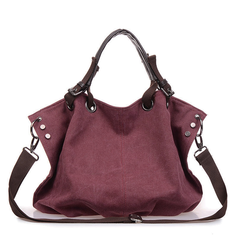 ❤Специална оферта за България - 🔥❤Нова стилна платнена чанта с голям капацитет