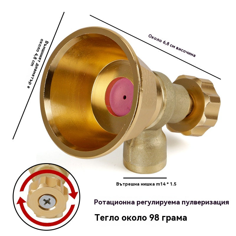 💦Регулируема месингова дюза за напояване за селскостопанска пръскачка 🌾