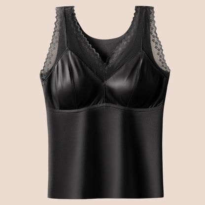 🥰🔥【купи продукт, вземи друг безплатно】Термо потник с вградени подплънки за сутиен, безшевен и с прилепнала кройка