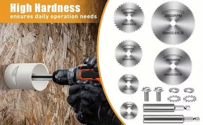 Режещ диск за свредла - с 6 сменяеми остриета