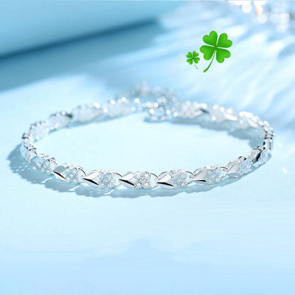 ✨💖Нова и модерна гривна от сребро 925 за жени🍀