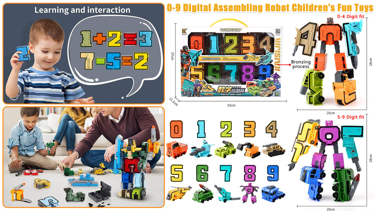 Играчка Деформация Брой Трансформиране на робот за деца