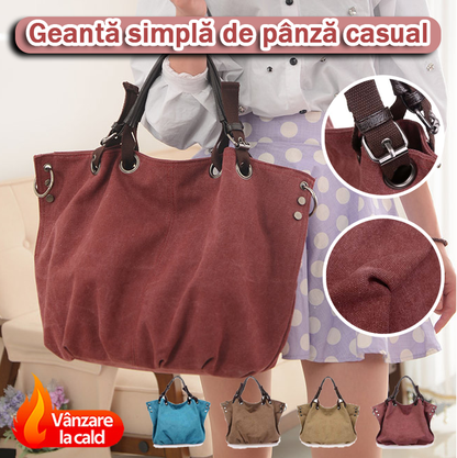 ❤Специална оферта за България - 🔥❤Нова стилна платнена чанта с голям капацитет