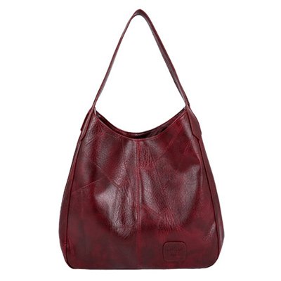 💖👜💖Нова чанта за през рамо с голям капацитет, изработена от мека кожа - многофункционална, модна дамска чанта