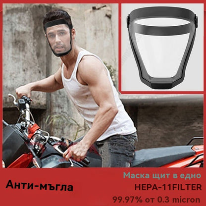 🔥🔥【Купете 1, получавате 1】 Удобна дишаща прозрачна защитна маска против замъгляване с висока разделителна способност