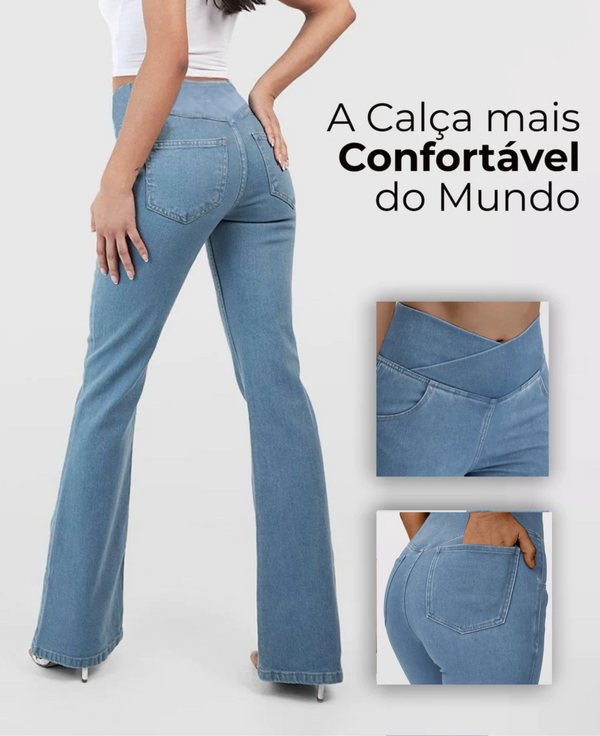 👖【XS-4XL】Дамски еластични дънки с висока талия