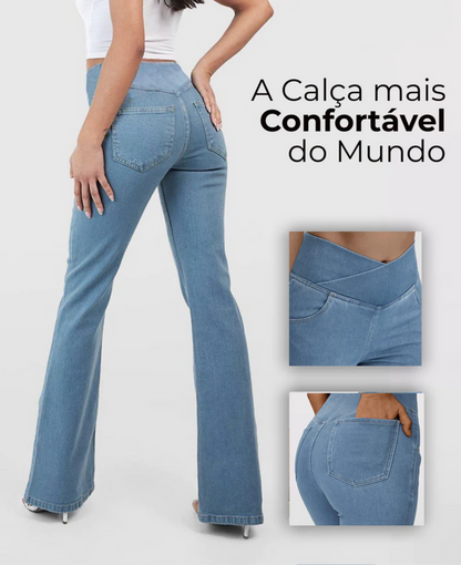 👖【XS-4XL】Дамски еластични дънки с висока талия
