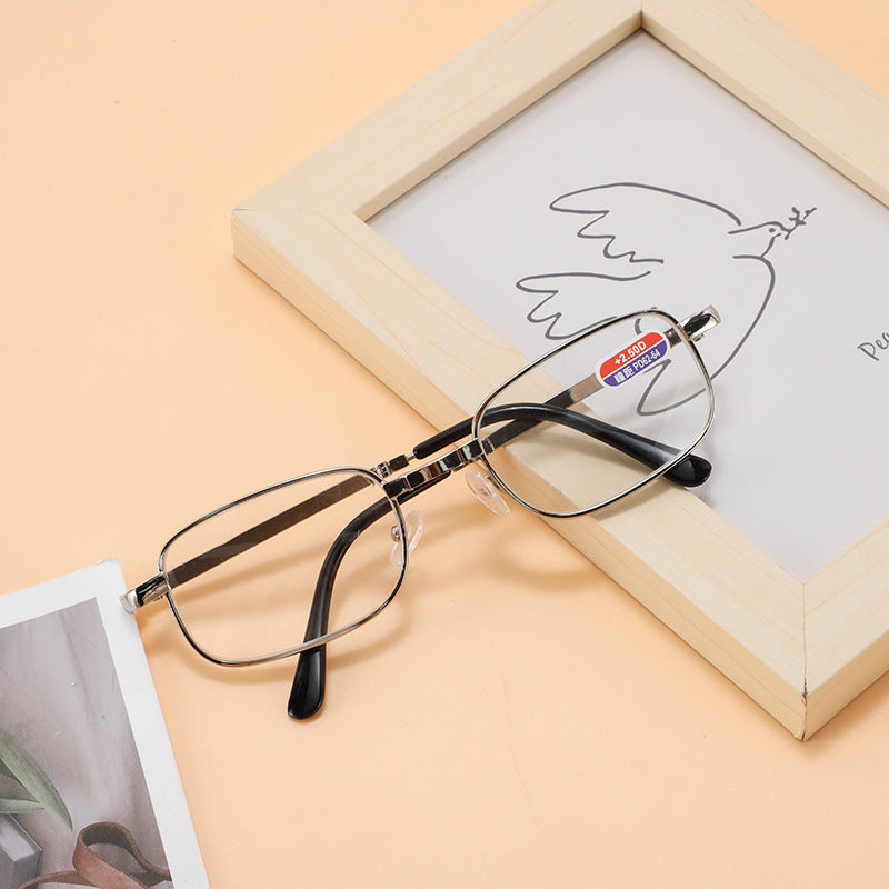 ✨🕶Нови сгъваеми преносими очила с метална рамка, унисекс