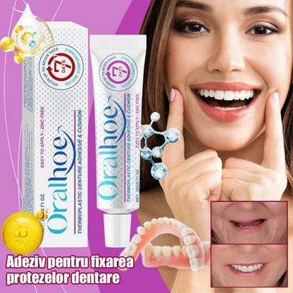 🦷🦷【3 броя 46 BGN】Термопластично лепило за протези, подходящо за храна, за допълнителен комфорт