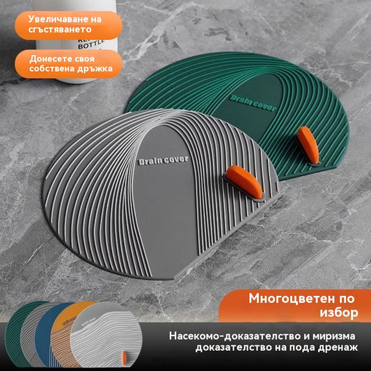 Дезодорираща подложка за оттичане на пода, издръжлив PVC, плътна и мека