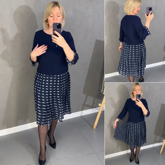 👗💥Нова елегантна плисирана рокля --- създадена да покаже фигурата ви