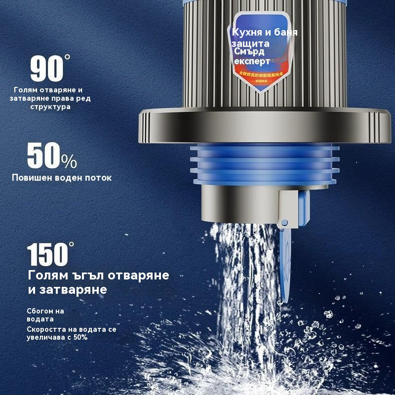 Уплътнителна капачка, устойчива на миризми, за канализационна тръба, уплътнителен пръстен и капак за кухненска пералня, 5075 универсална.