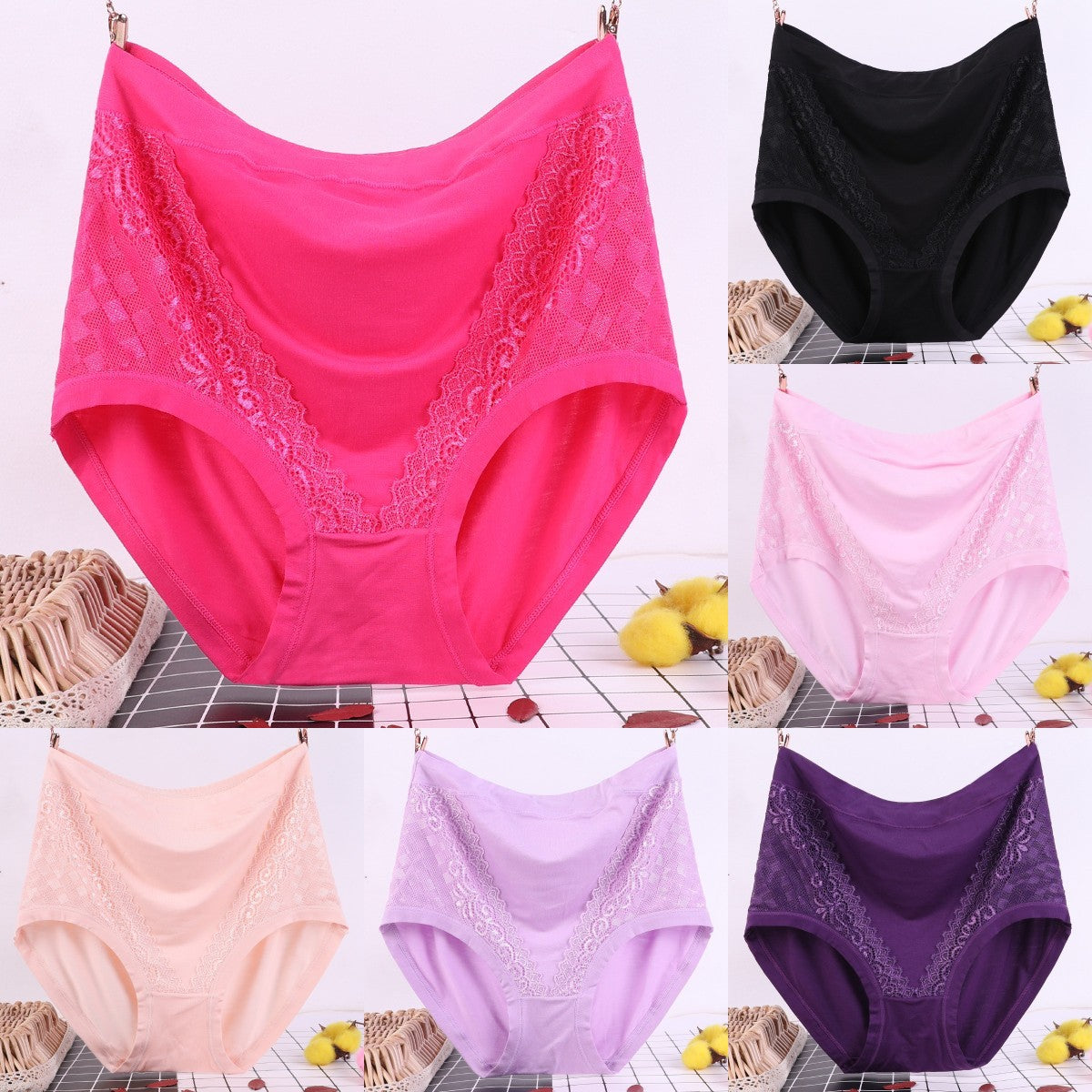 🔥🩲【Купете 6, вземете 6 безплатно】(6/12 броя) 50% ОТСТЪПКА - Антибактериални панталони за отслабване с висока талия