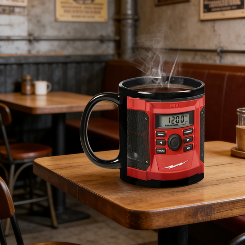 ☕Уникален 3D електрически инструмент - чаша за кафе