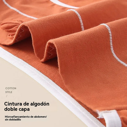 ✨🩲Дамско бельо от чист памук с висока талия, антибактериална област с графен 7A в областта на чатала, контрол на корема и повдигане на дупето, дишащо бельо.