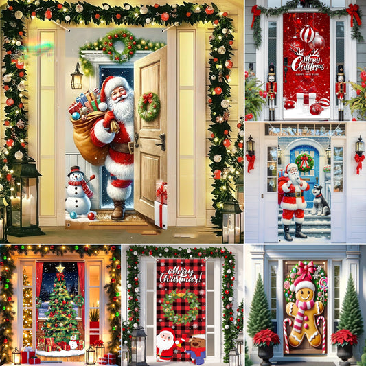 【Купете 1, вземете 1 безплатно】🎄Ранна коледна разпродажба: 50% отстъпка 🎅Коледни украси за врати🎅