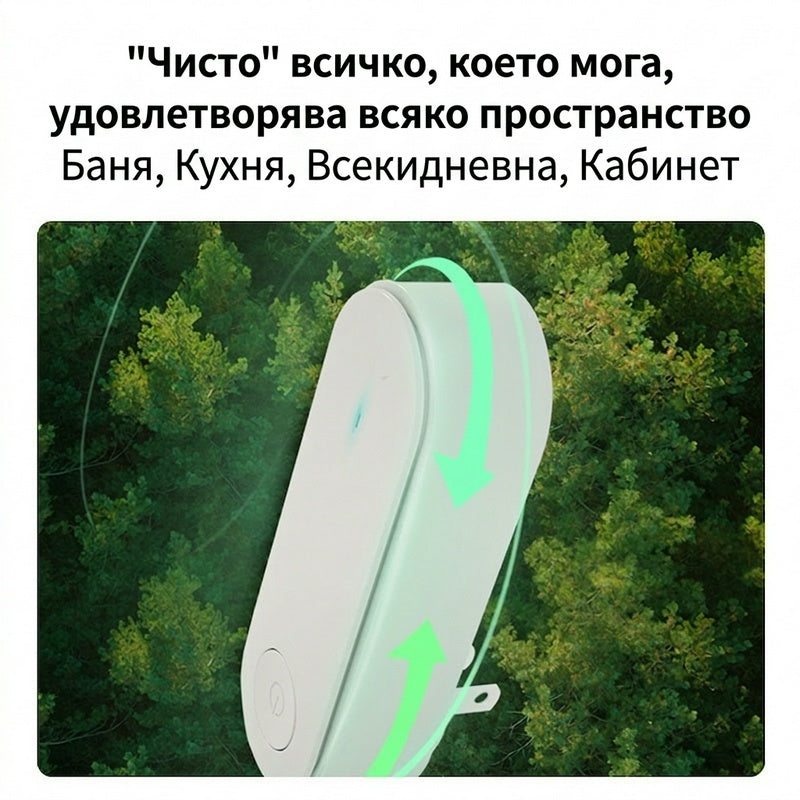🏠✅ Домашен пречиствател на въздух с отрицателни йони, премахва формалдехид и миризма на дим