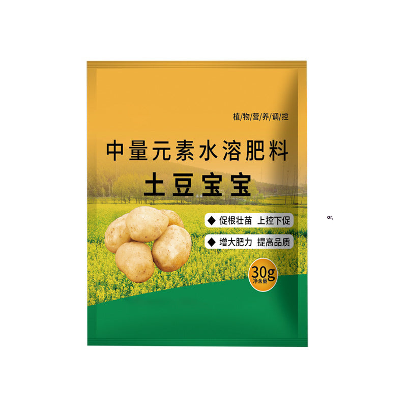 🍎🥔🧄【10 торби】Разтворим листен тор "Вълшебен картоф"｜За картофи, фъстъци, сладки картофи, репички, таро и лук - стимулира корените, увеличава производството.