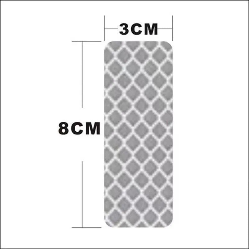 [100 броя] Флуоресцентни светлоотразителни стикери --- за велосипеди, автомобили, мотоциклети